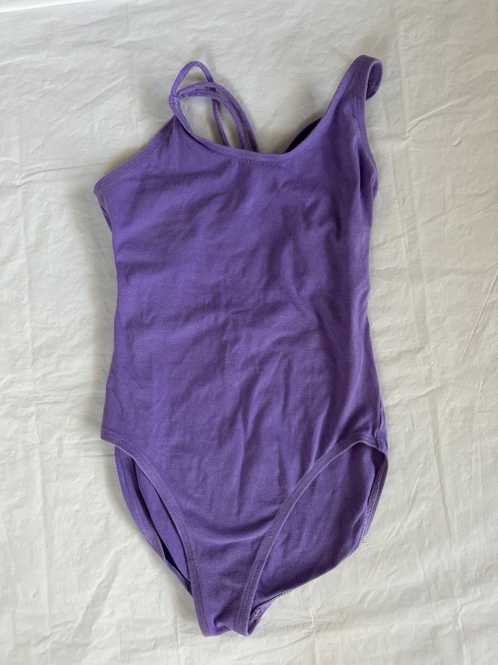 Natalie Dancewear Purple One-Shoulder Bodysuit